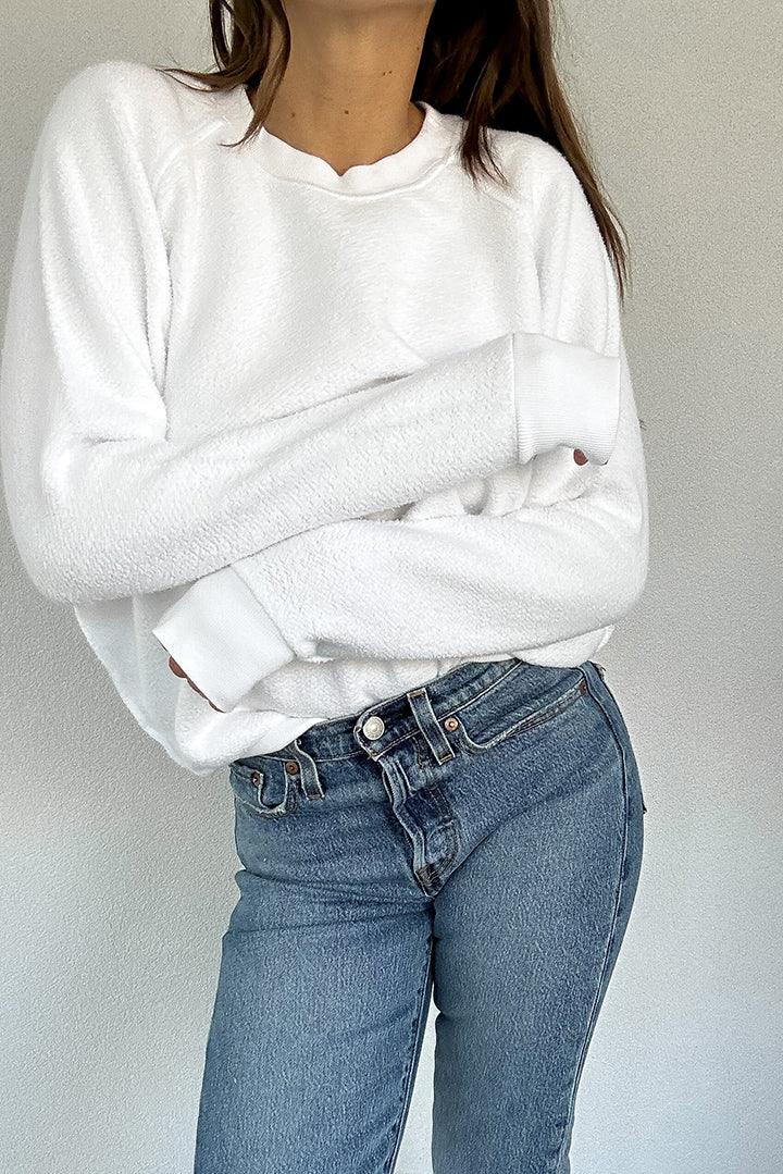 Perfect White Tee - Ziggy Inside Out Sweatshirt