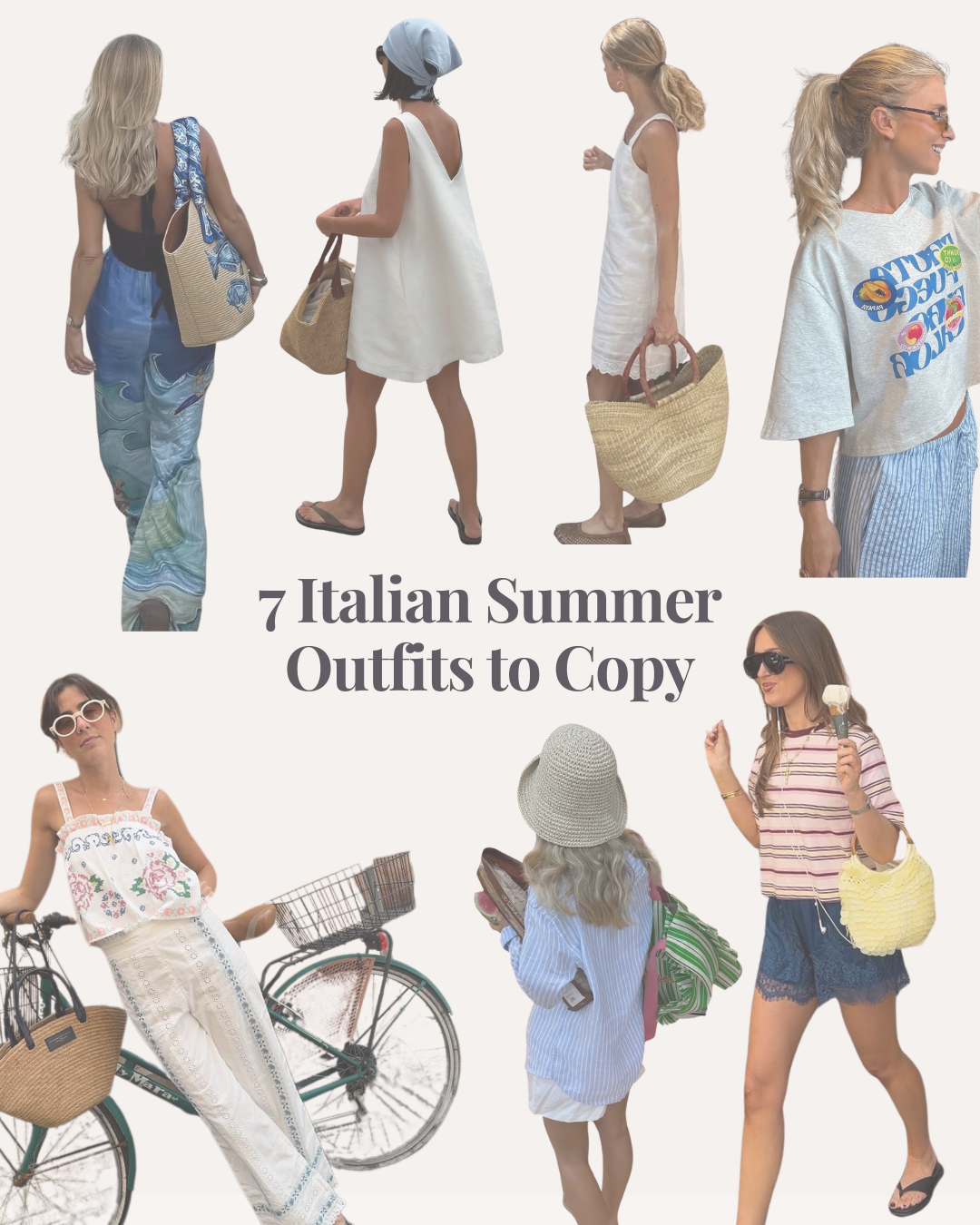 7 Italian Summer Outfits to Copy
