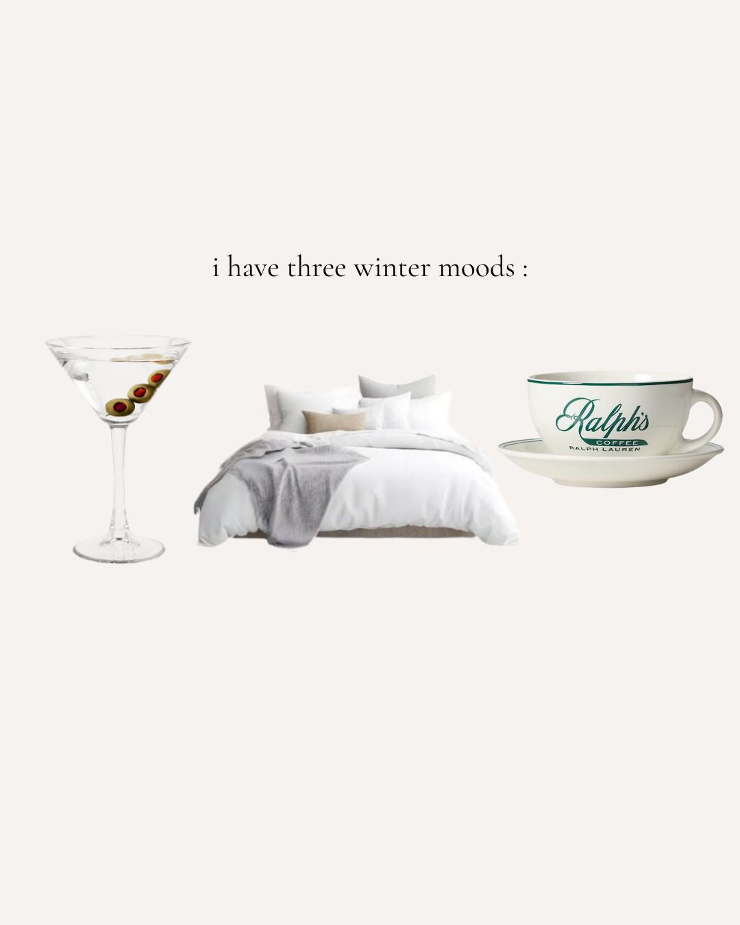 I Have Three Winter  Moods