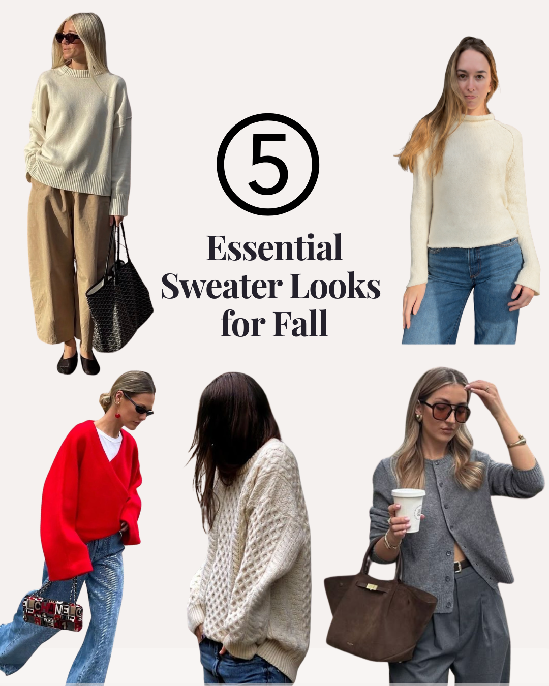 5 Essential Sweater Looks for Fall