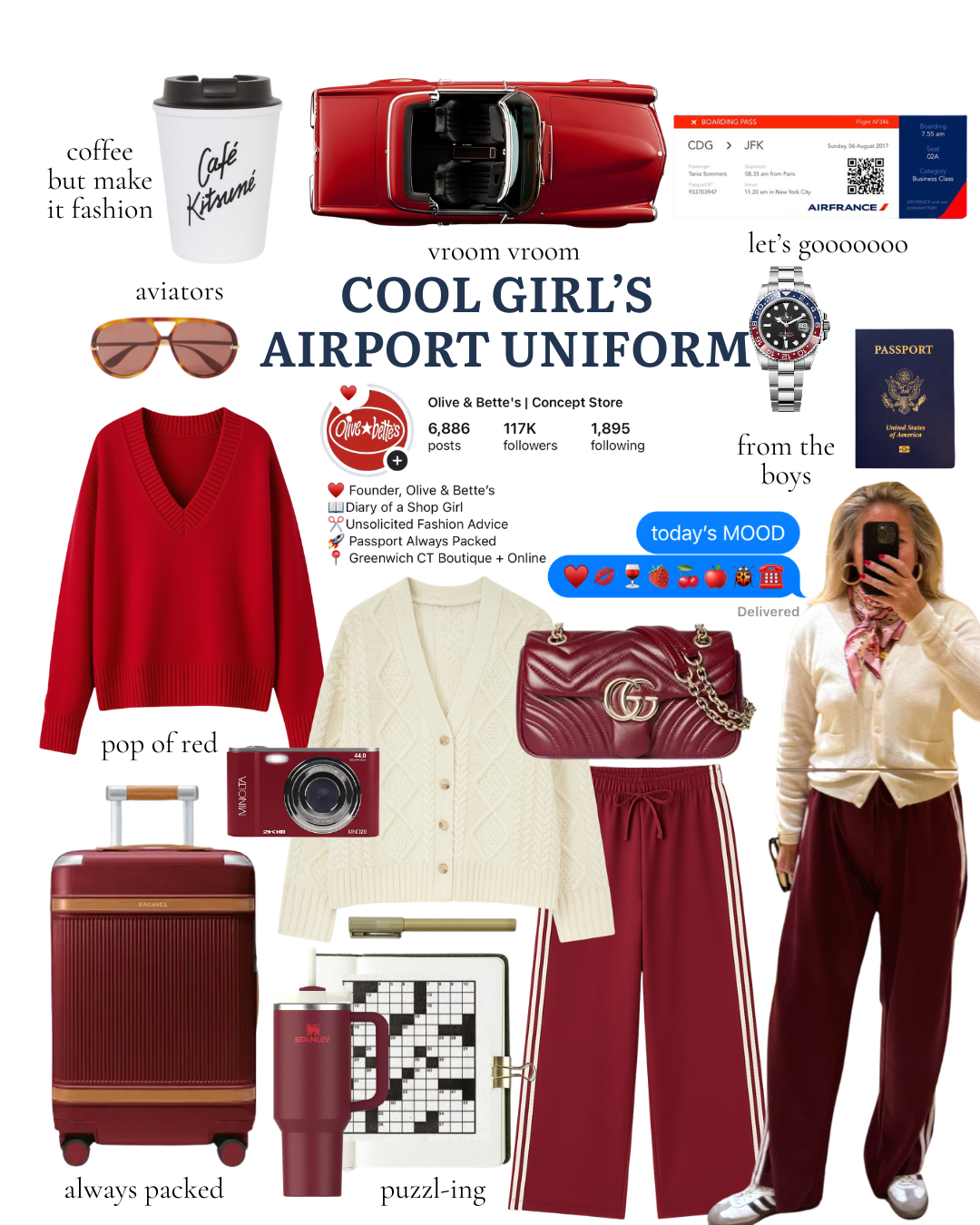 Cool Girl's Airport Uniform