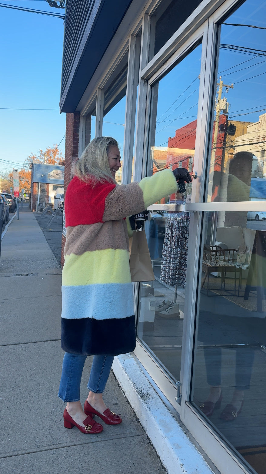 How to Style the Rainbow Coat