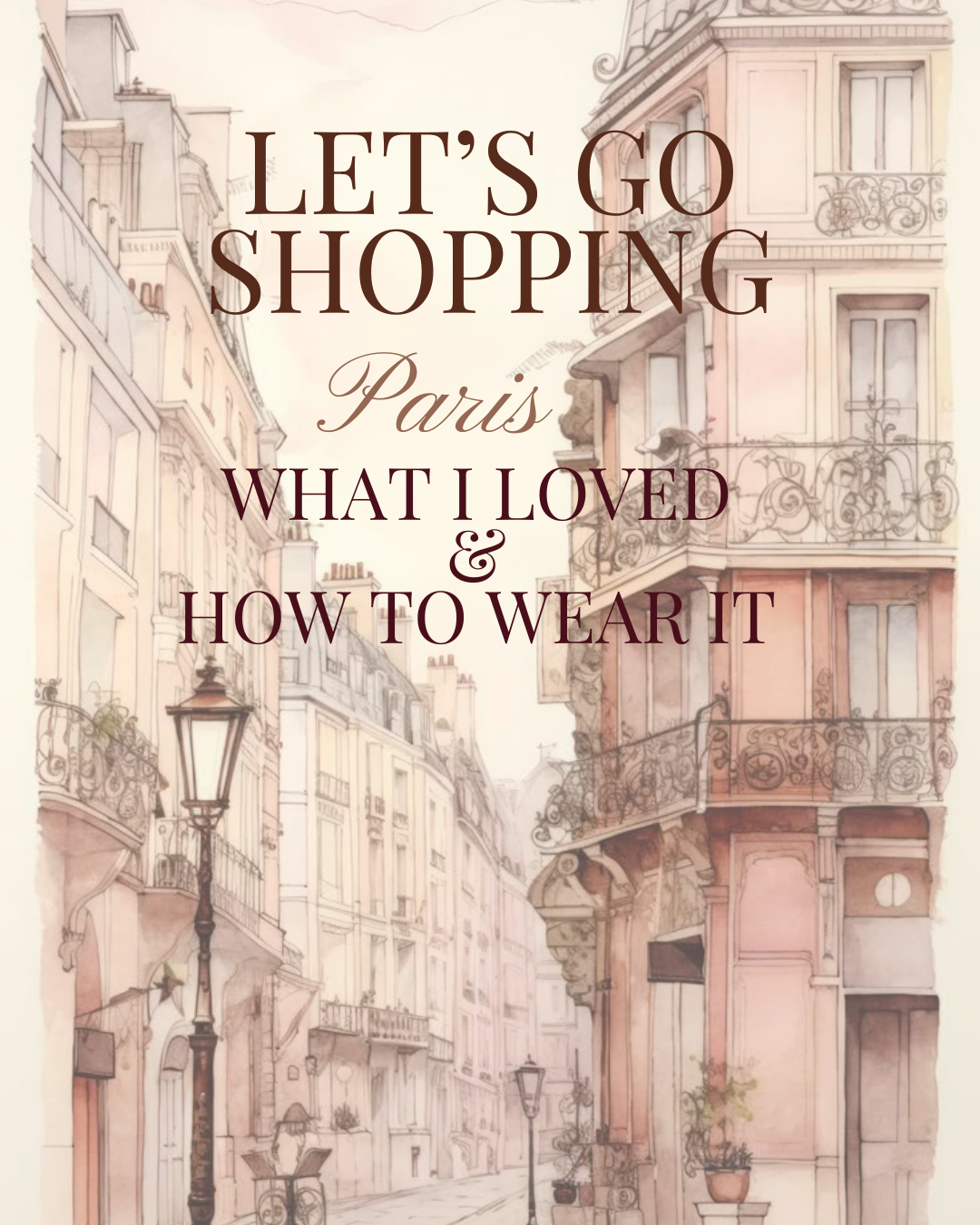 Lets Go Shopping