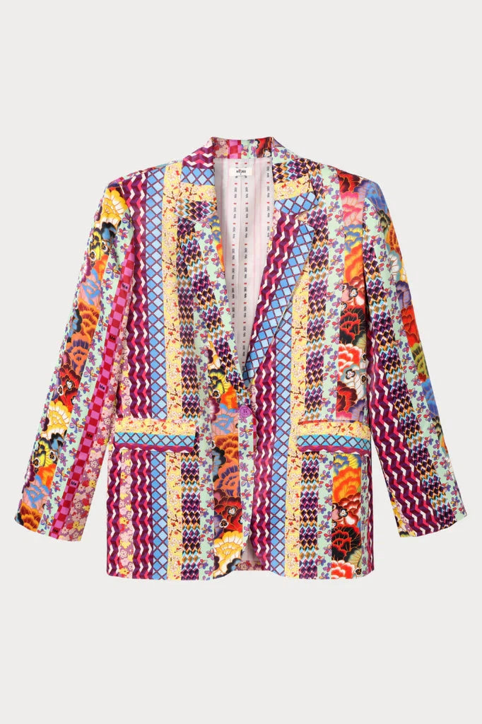 Me369 - Molly Printed Blazer - Twisted Love