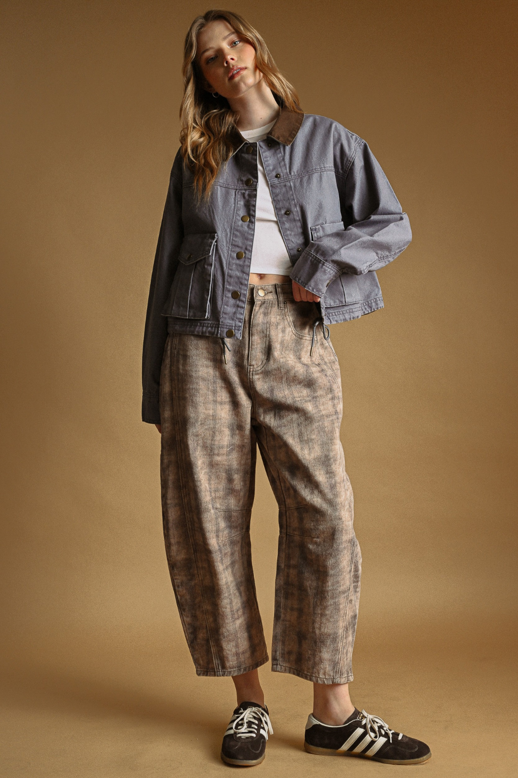 Road G - Utility Jacket With Contrast Collar