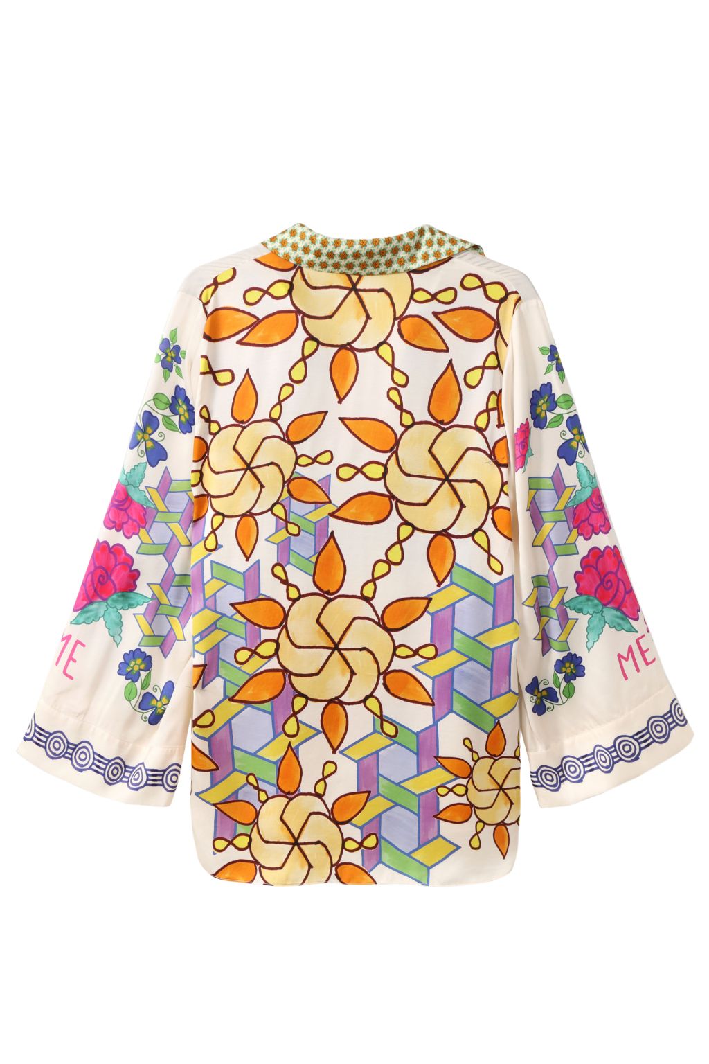 Me369 - Mia String Tie Collar Top - Markers