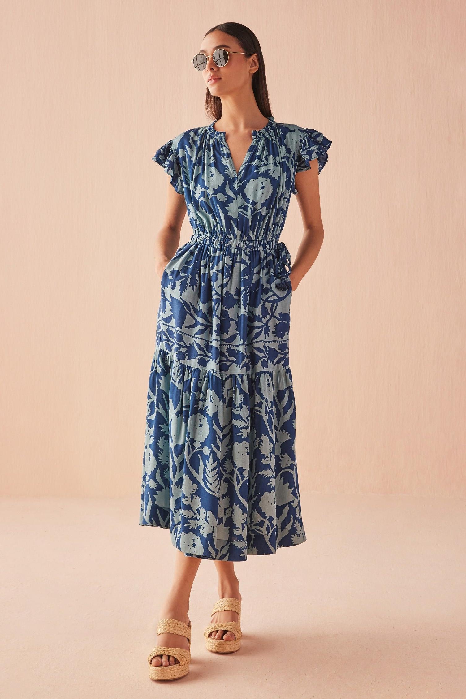 Omika -Willa Midi Dress - Lolita Harbor