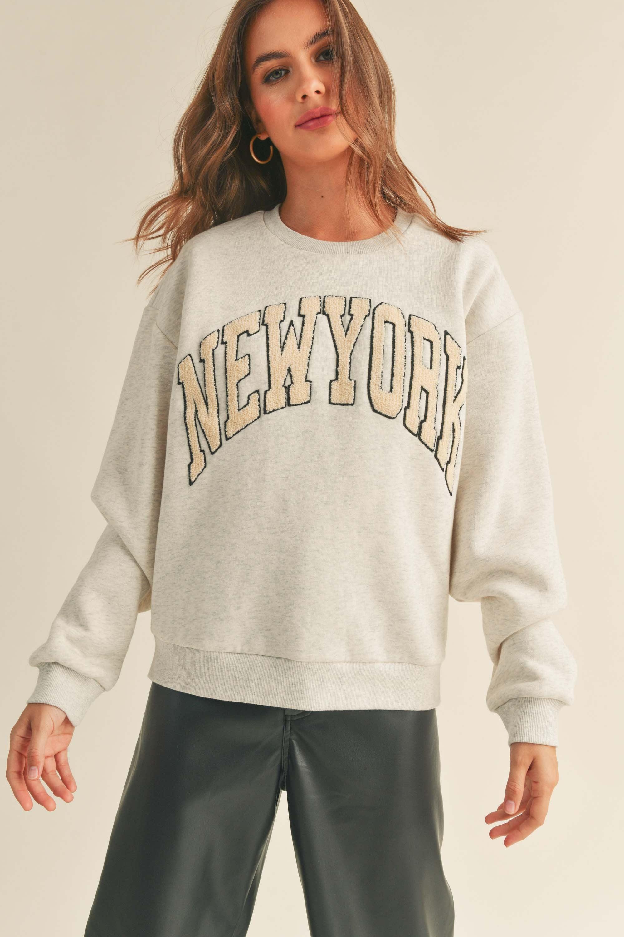 Olive and Bette's - New York Varsity Sweatshirt