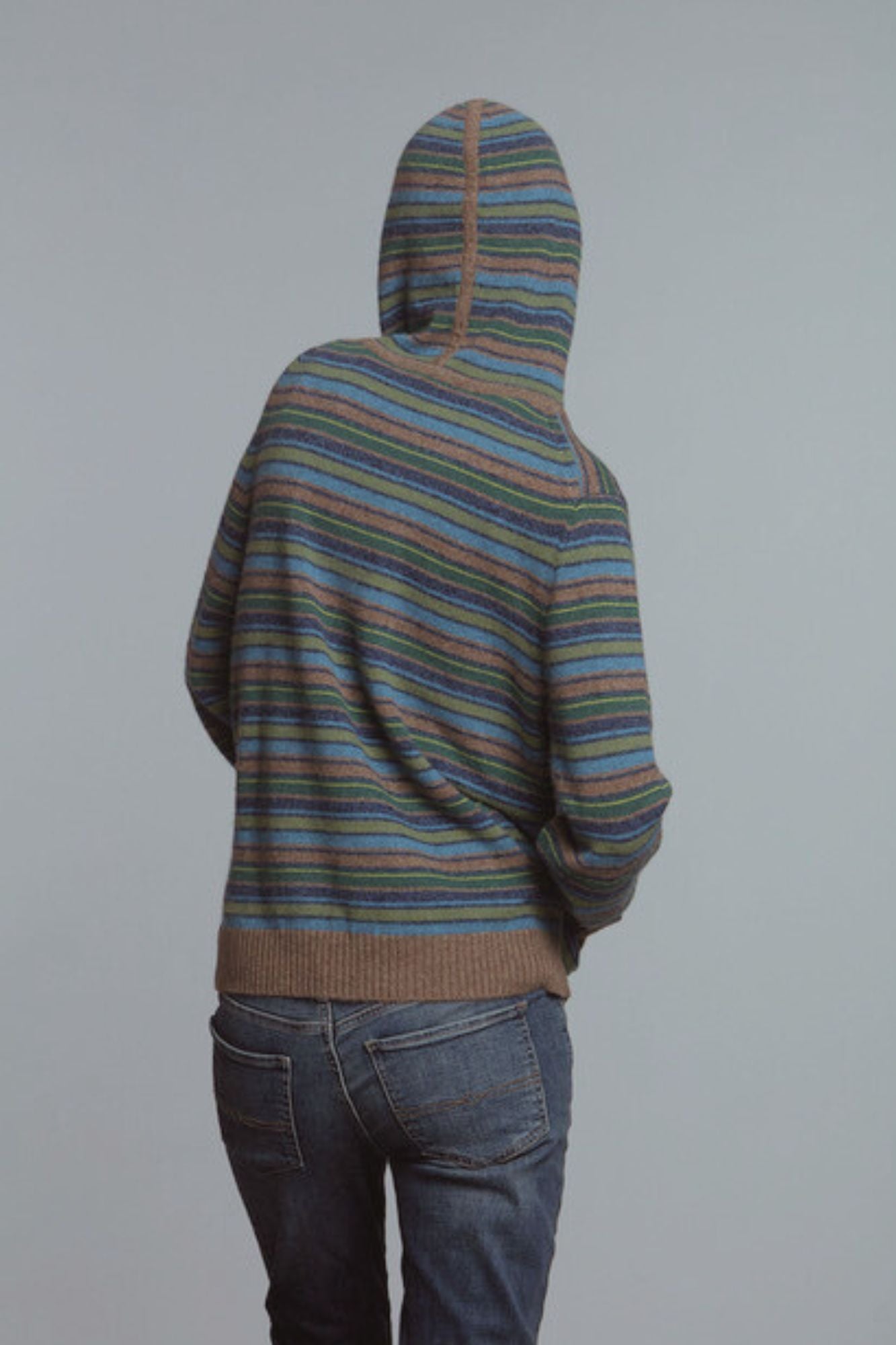 Hasson - Multi-Stripe Hoodie