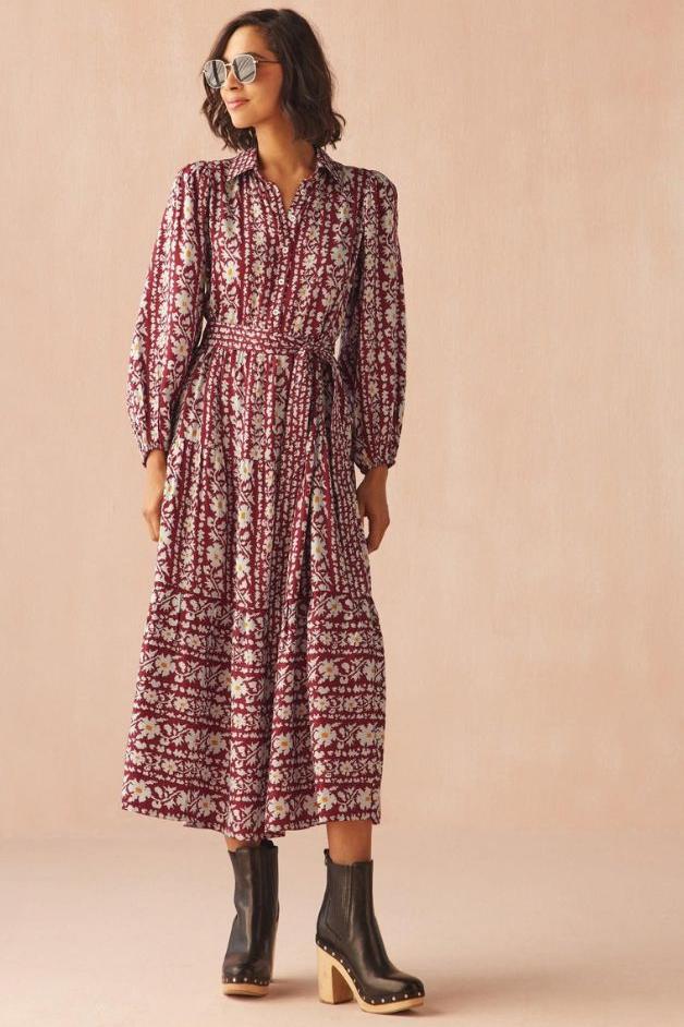 Omika - Emery Maxi Dress - Esme Garnet