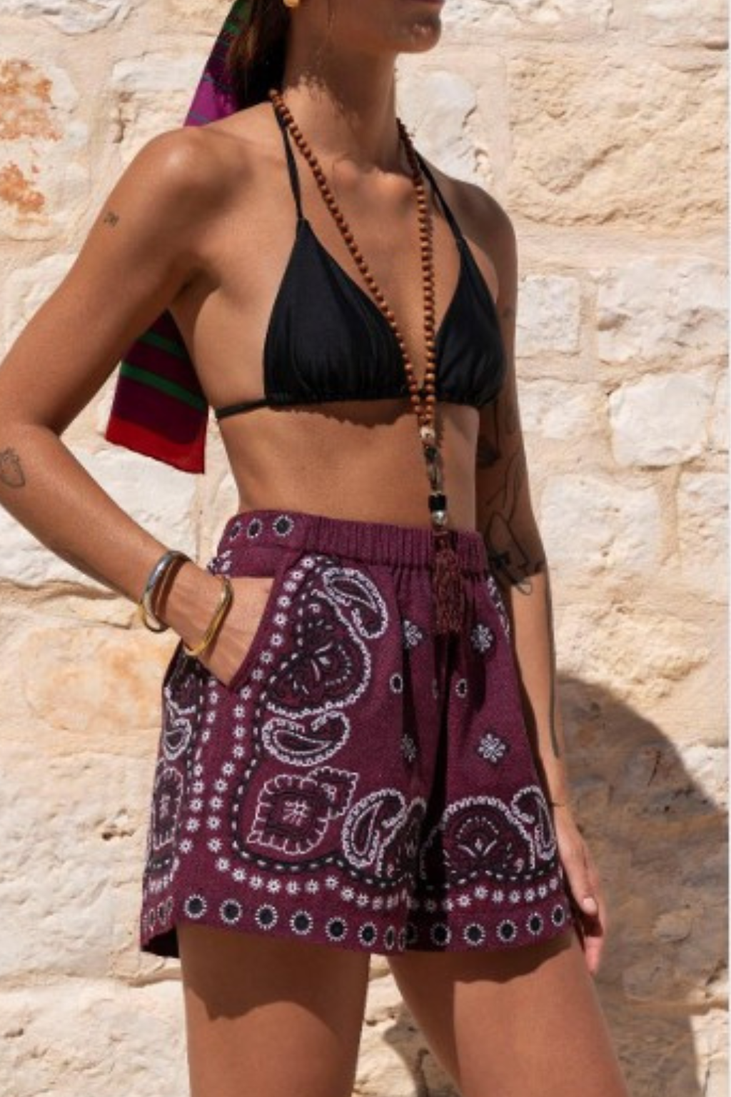 Luxi of Sea - Borneo Short - Paisley