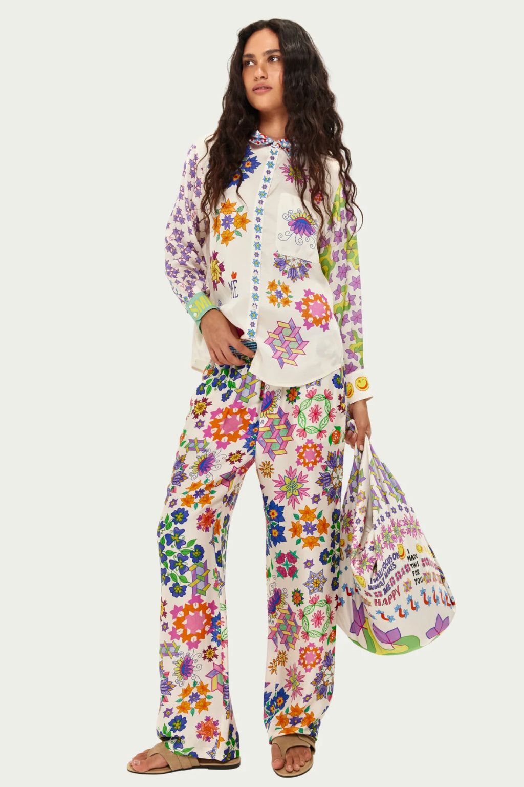 Me369 - Isabel Printed Shirt - Markers