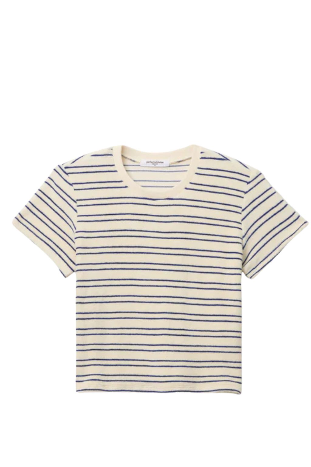 PerfectWhiteTee - Eve Terry Tee - Cobalt/Sugar Stripe