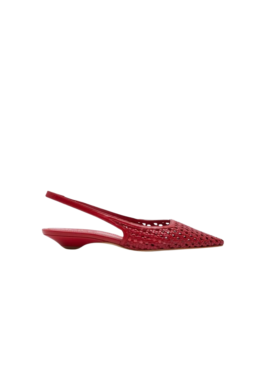 Augusta - Harper Woven Slingback - Red