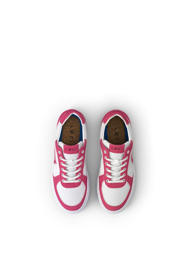 LØCI - Seven Sneaker - White/Hot Pink/Hot Pink