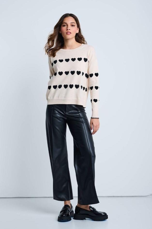 Lisa Todd - Love Track Heart Sweater