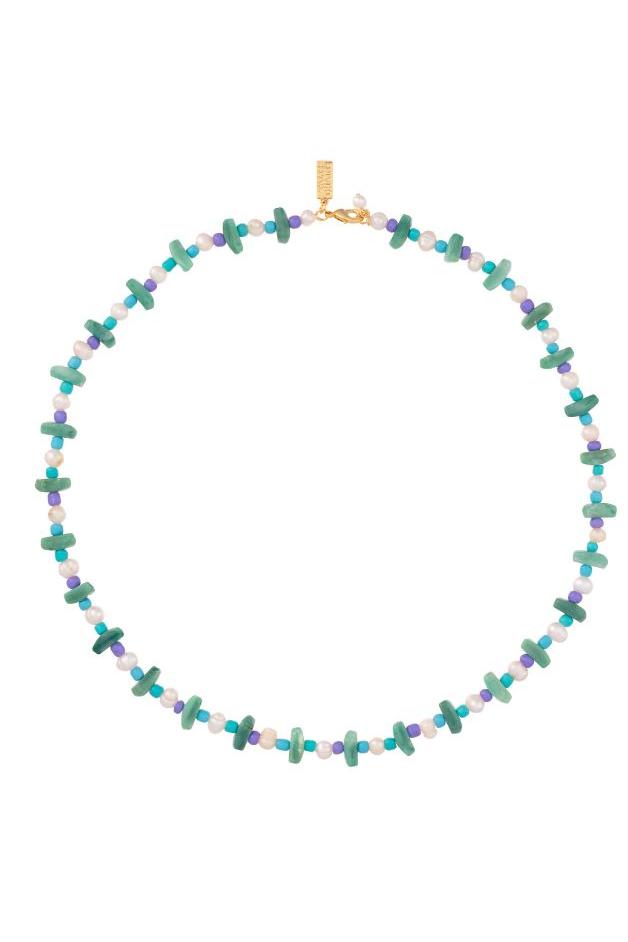 Talis Chains - Fiji Bead Necklace - Blue