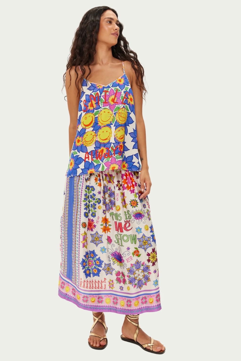 Me369 - Vanessa Midi Skirt - Markers
