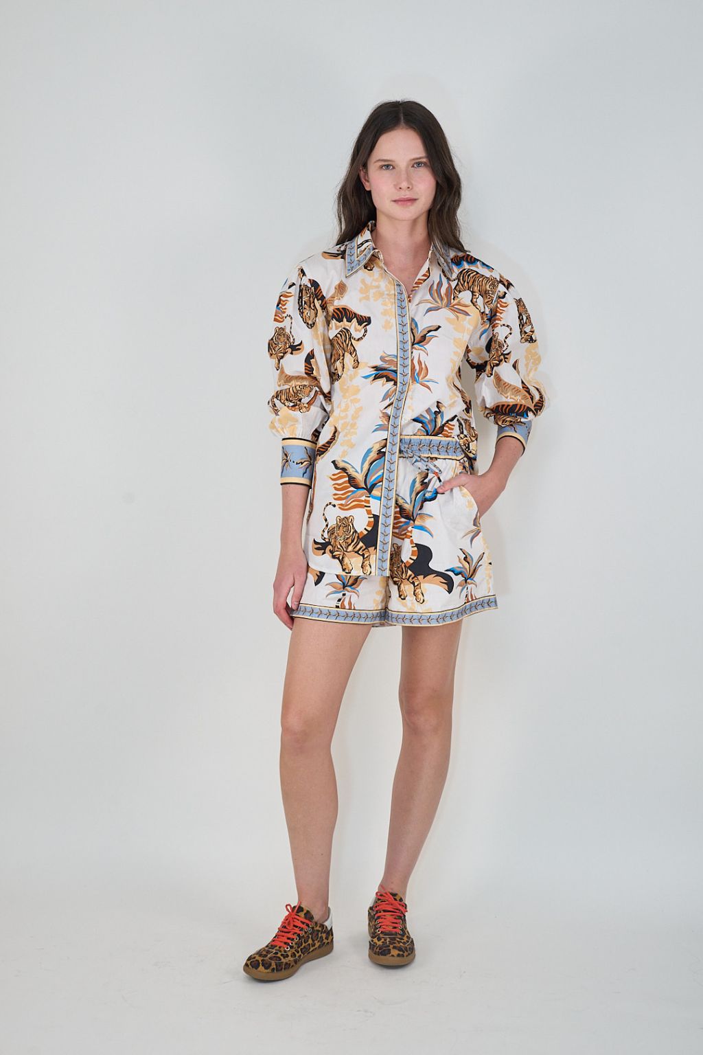 Las Surenas - Shirt Bali Tiger White