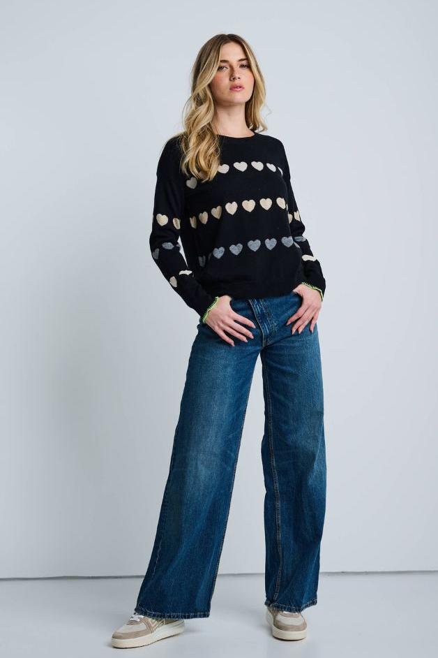 Lisa Todd - Love Track Heart Sweater