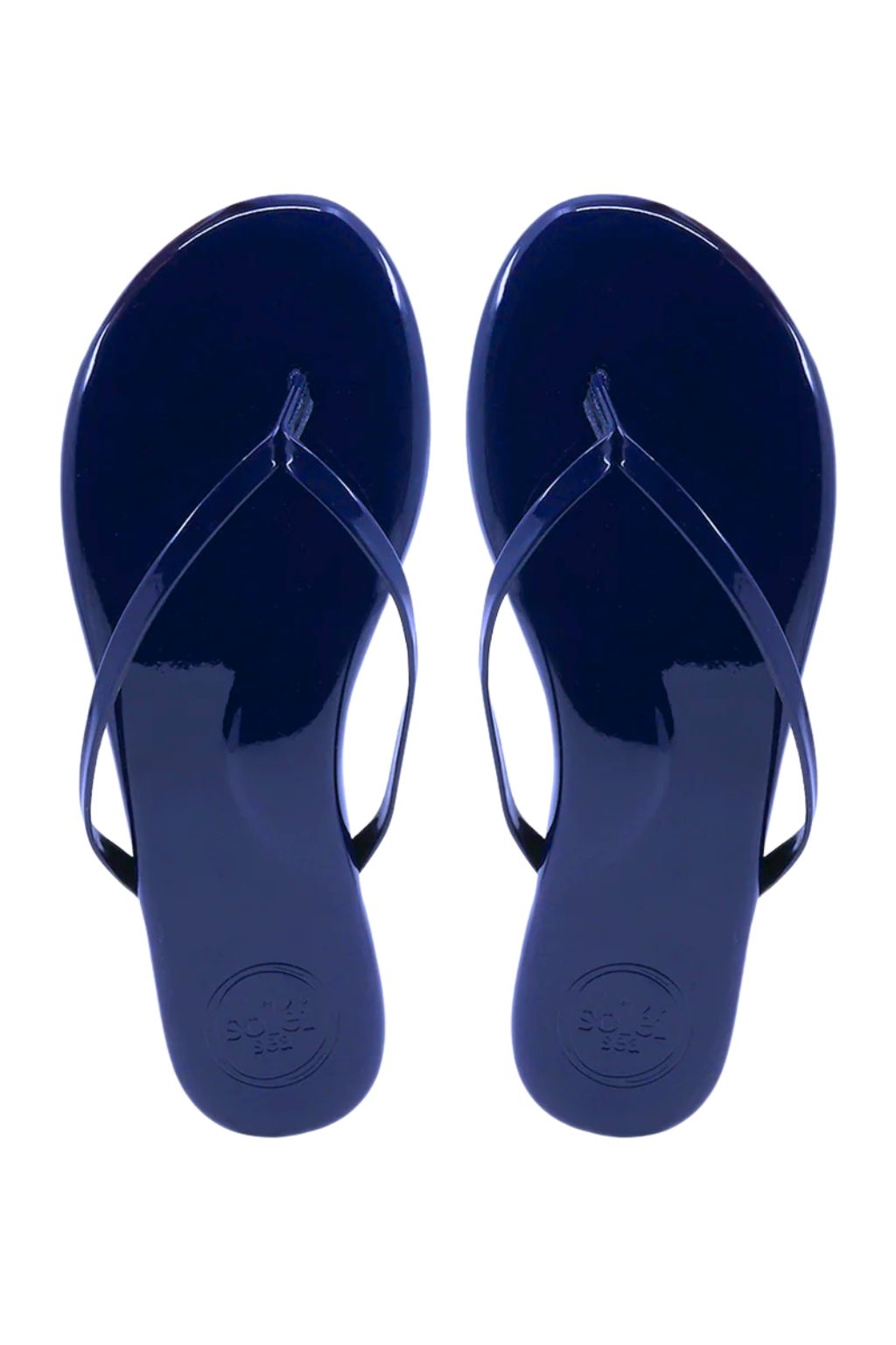 Solei Sea - Indie Patent Sandal - Navy