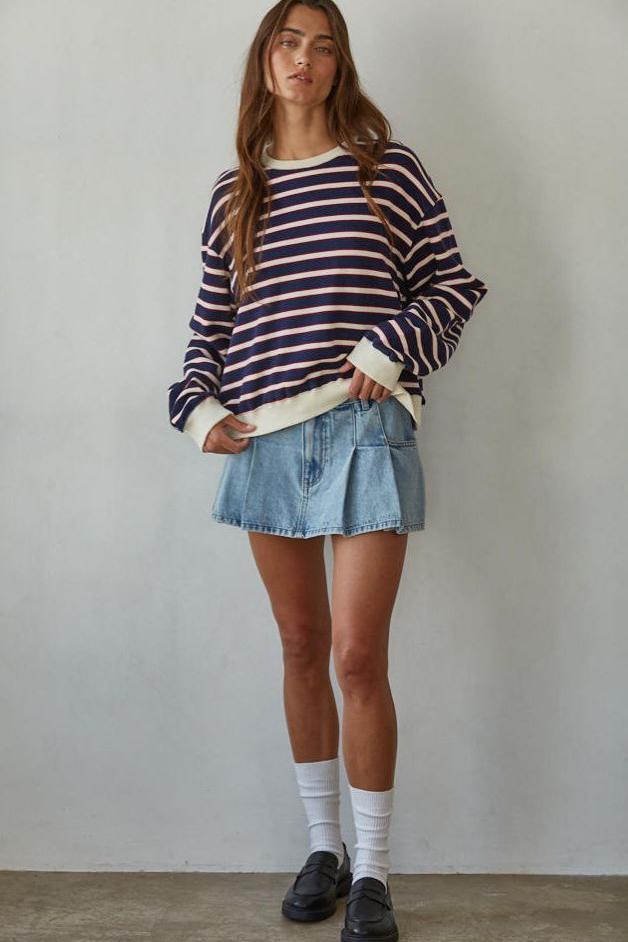 Road G - Coastal Striped Pullover