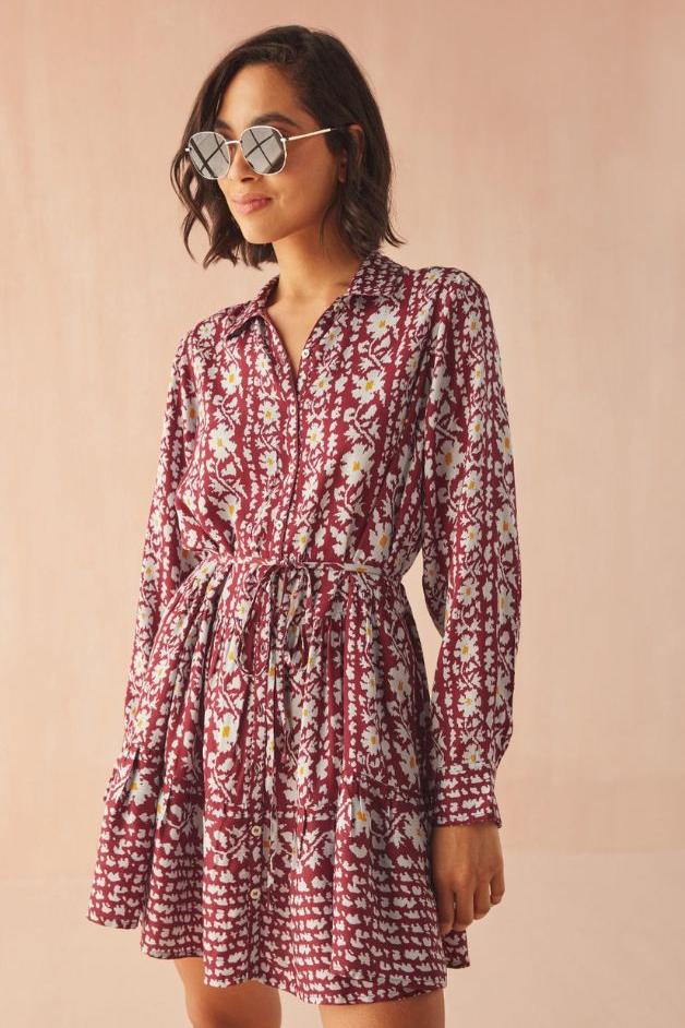 Omika - Tula Mini Dress - Esme Garnet