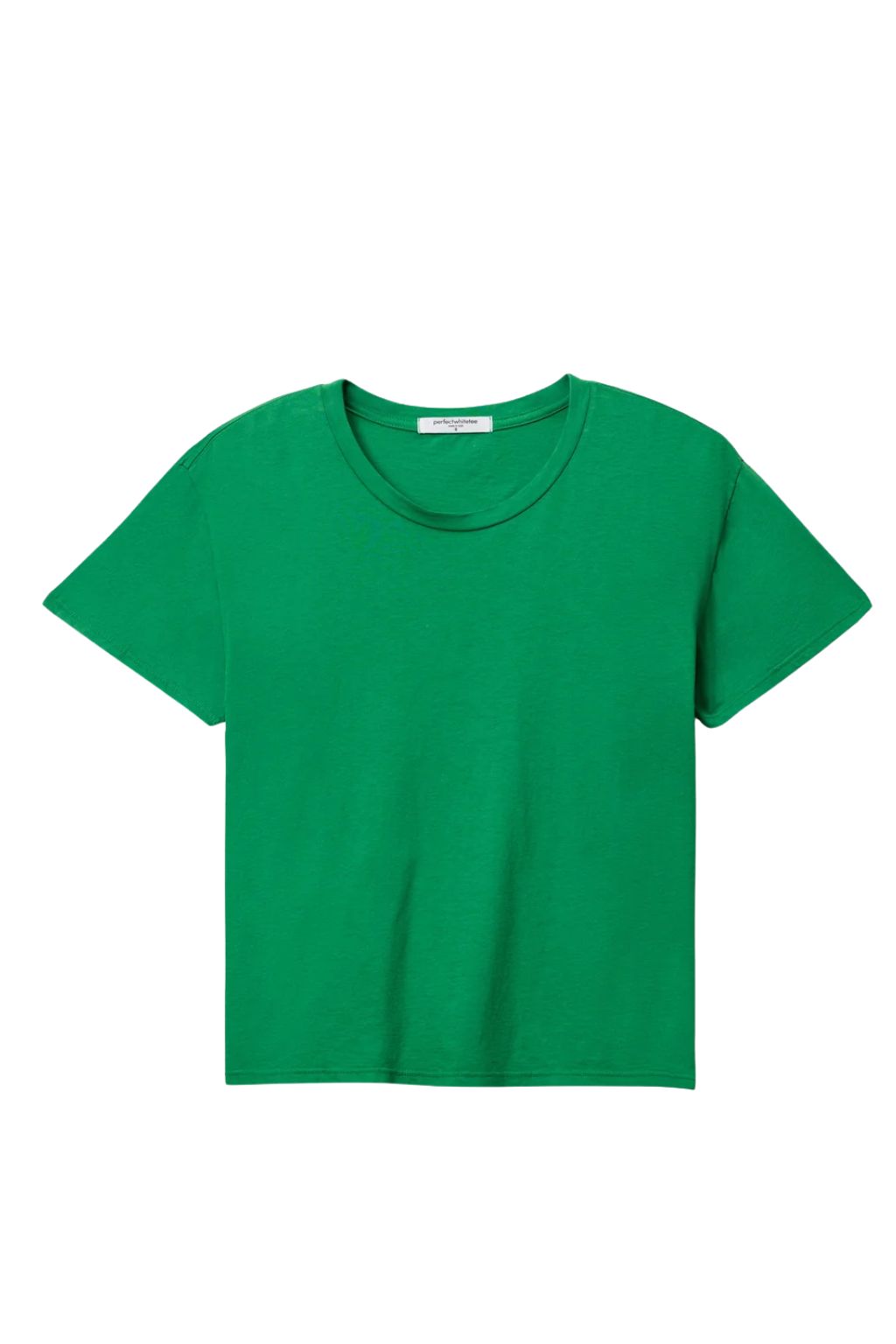 PerfectWhiteTee - Harley Cotton Boxy Crew Tee - Grass