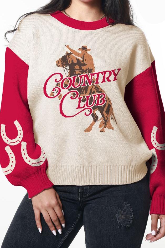 Olive and Bette's - Country Club Sweater