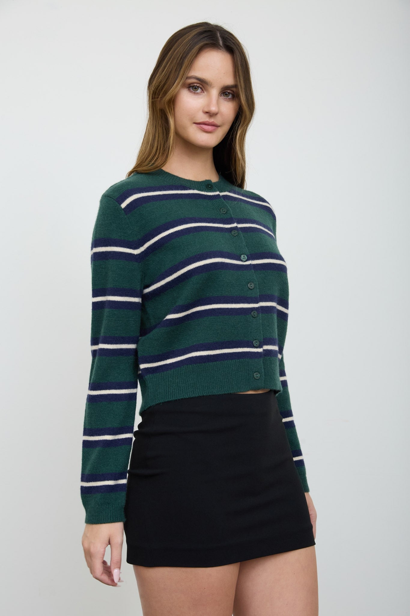 Road G - Multi Stripe Cardigan