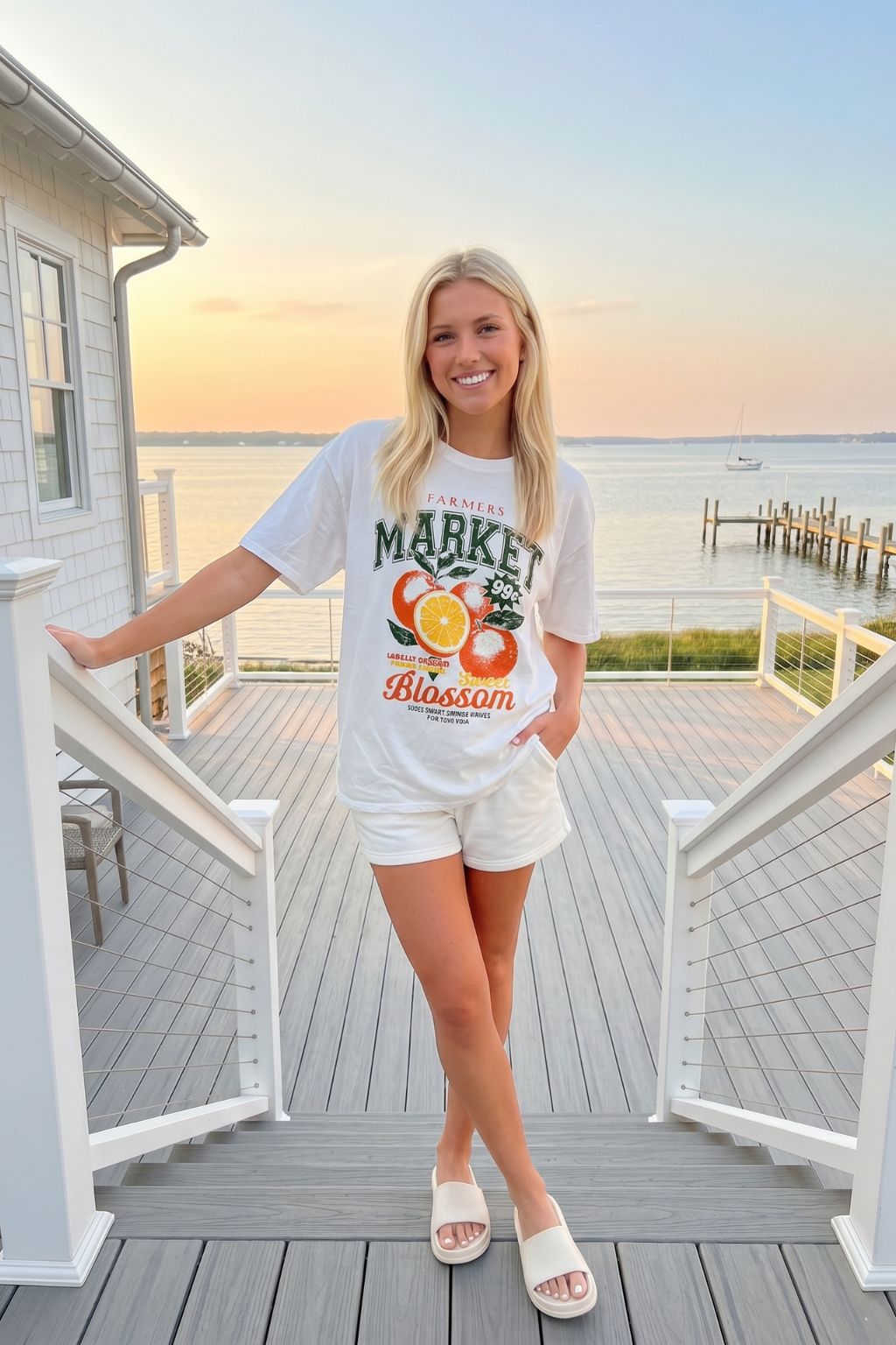 Olive and Bette's - Farmer's Market Blossom Tee