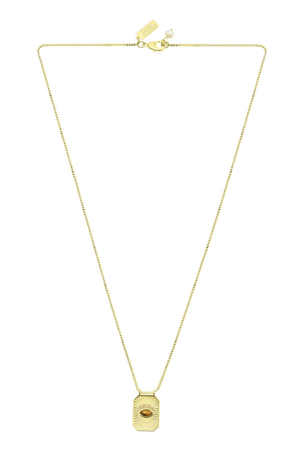 Talis Chains - Tiger's Eye Talisman Pendant Necklace