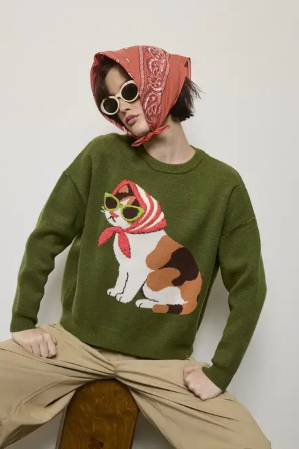 Olive and Bette's - Cafe Cat Sweater