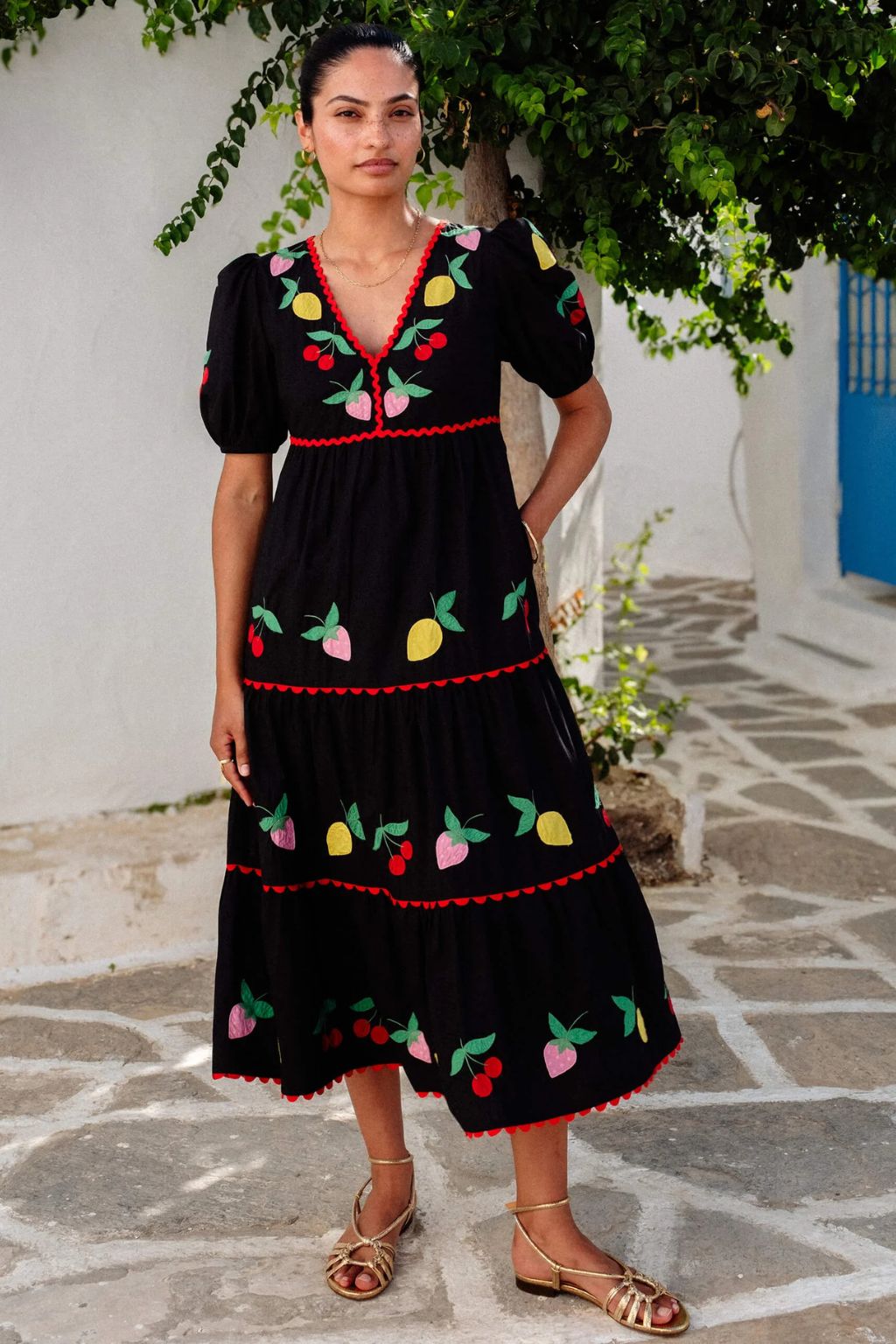 Pink City Prints - Jolie Dress - Feeling Fruity