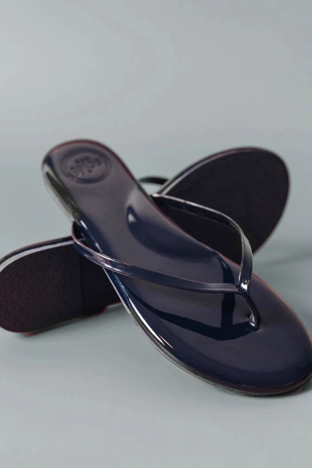 Solei Sea - Indie Patent Sandal - Navy
