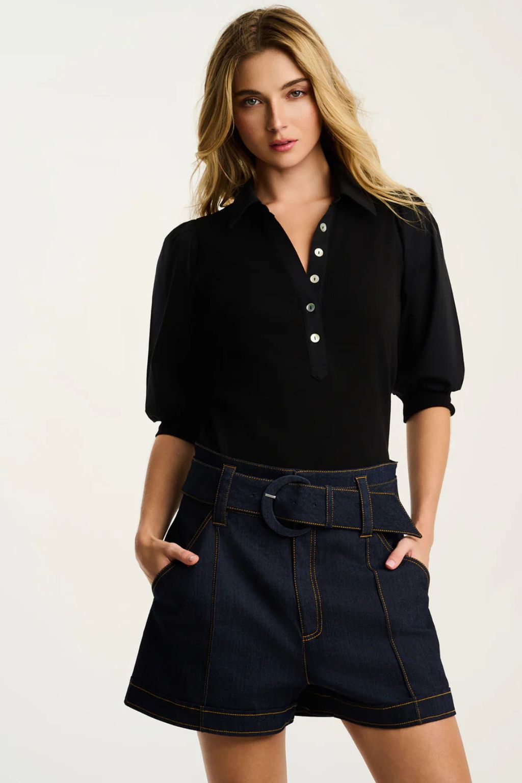 Lisa Todd - Pure Rib Collet Top