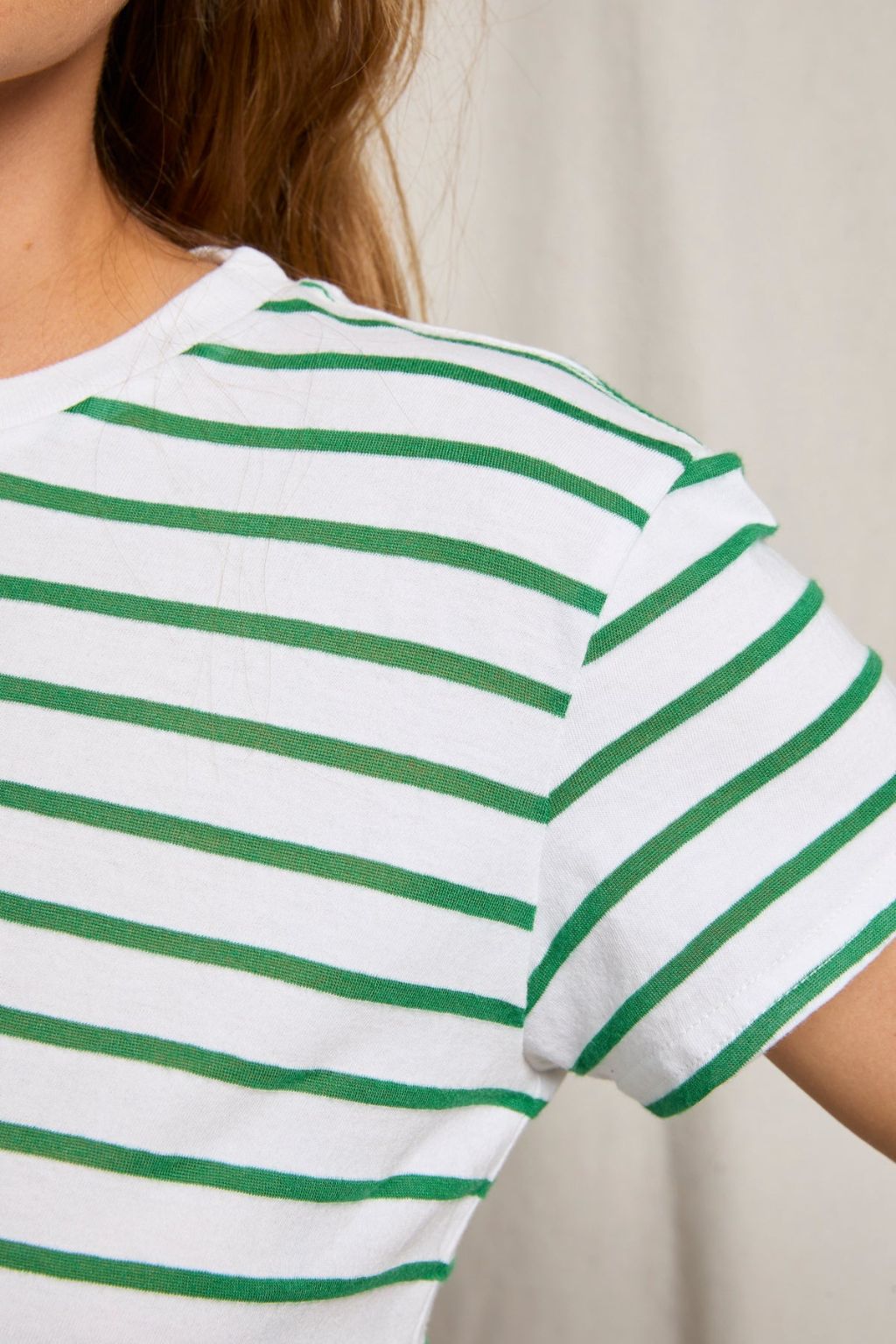 PerfectWhiteTee - Everett Stripe Crewneck Tee