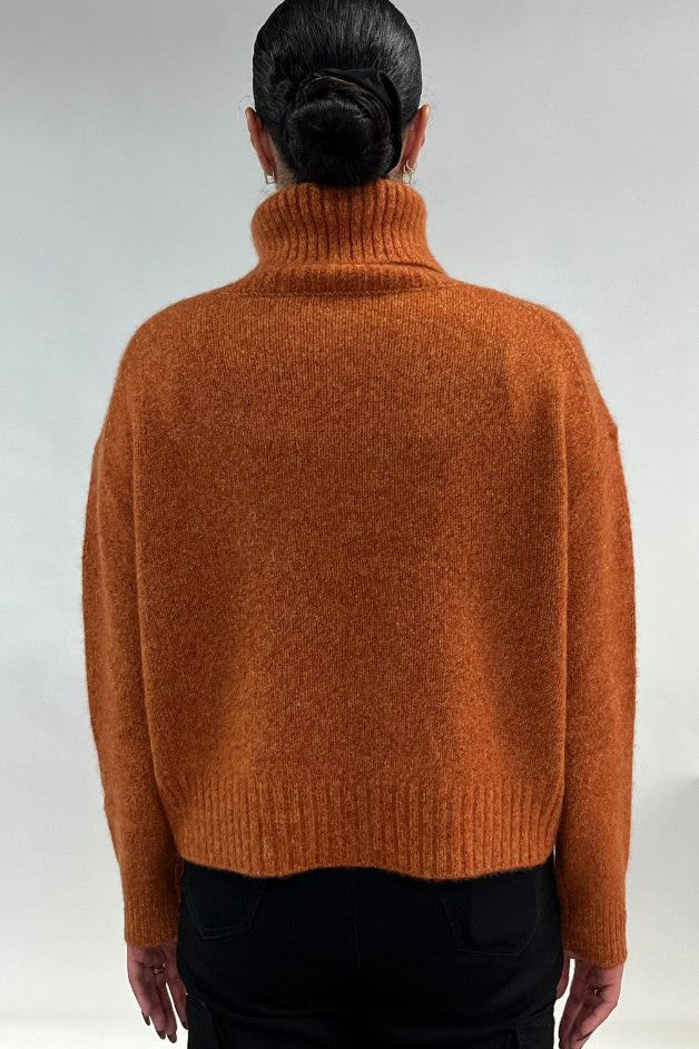 Hasson - Oversized Boxy Turtleneck