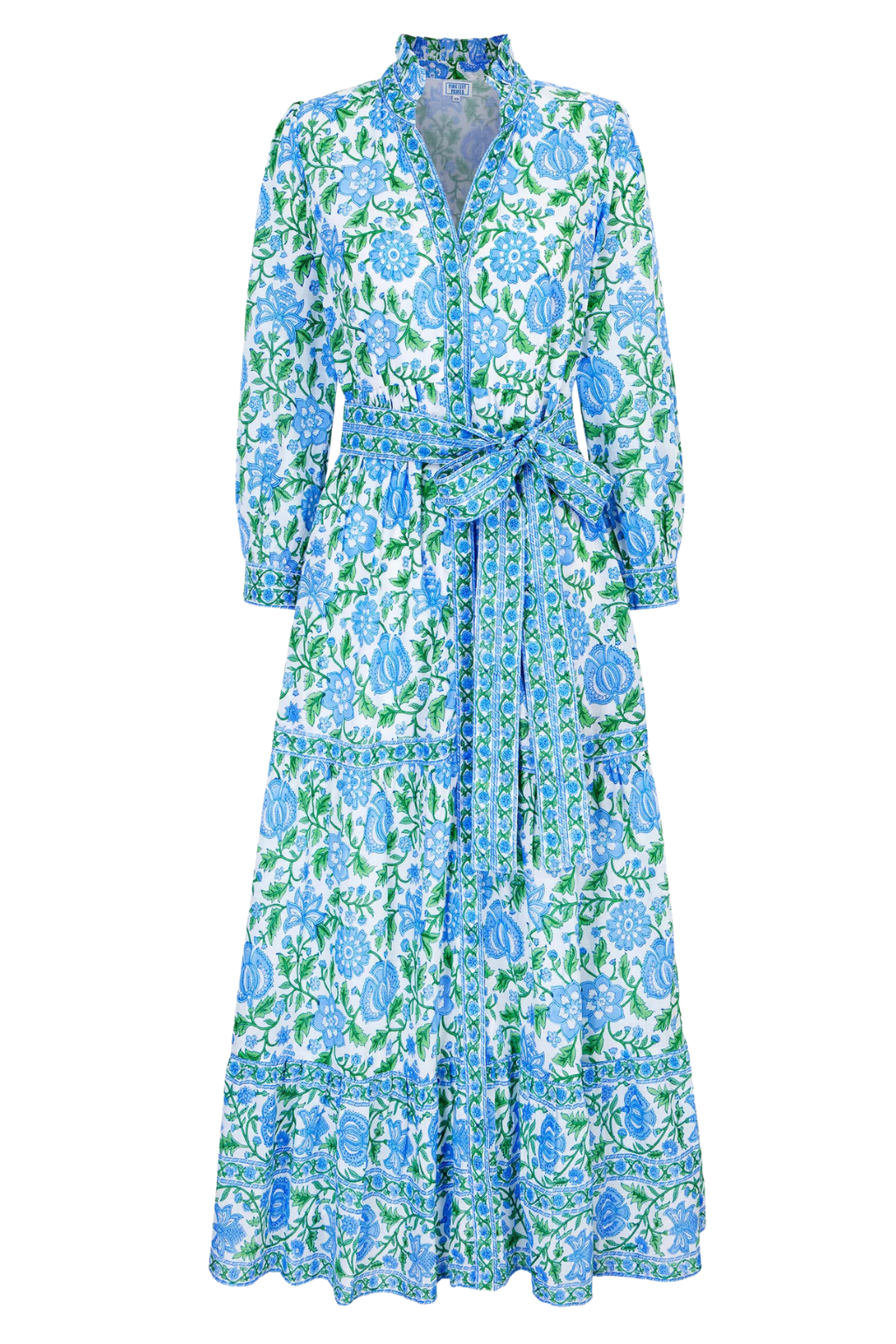 Pink City Prints - Kerala Maxi Dress - Meadow Chintz