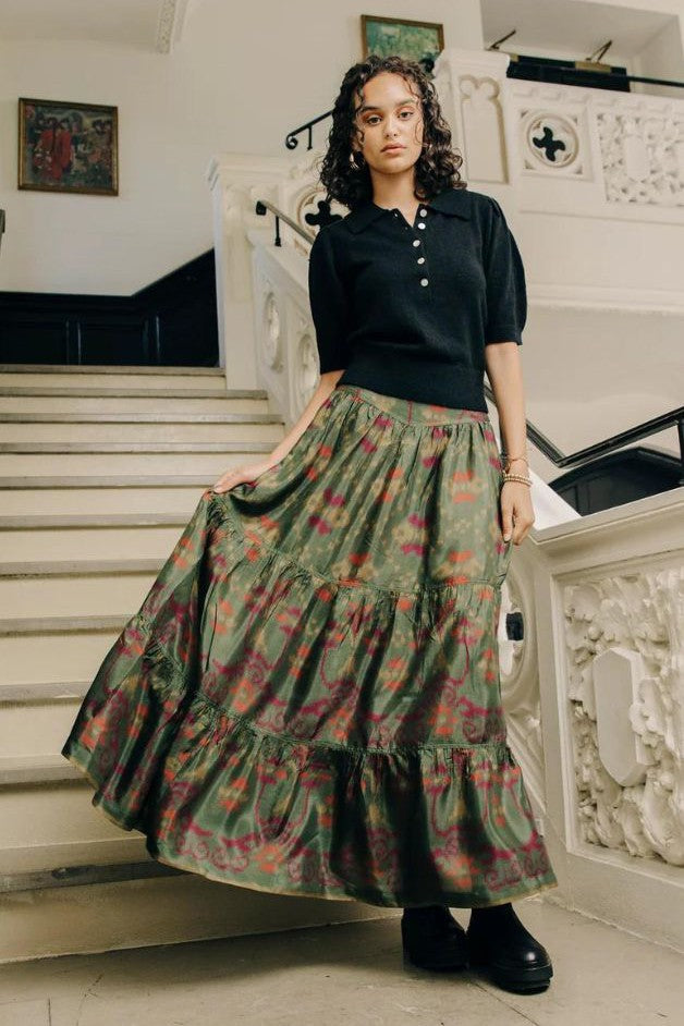 Love the Label - Maura Skirt - La dame Vert Olive