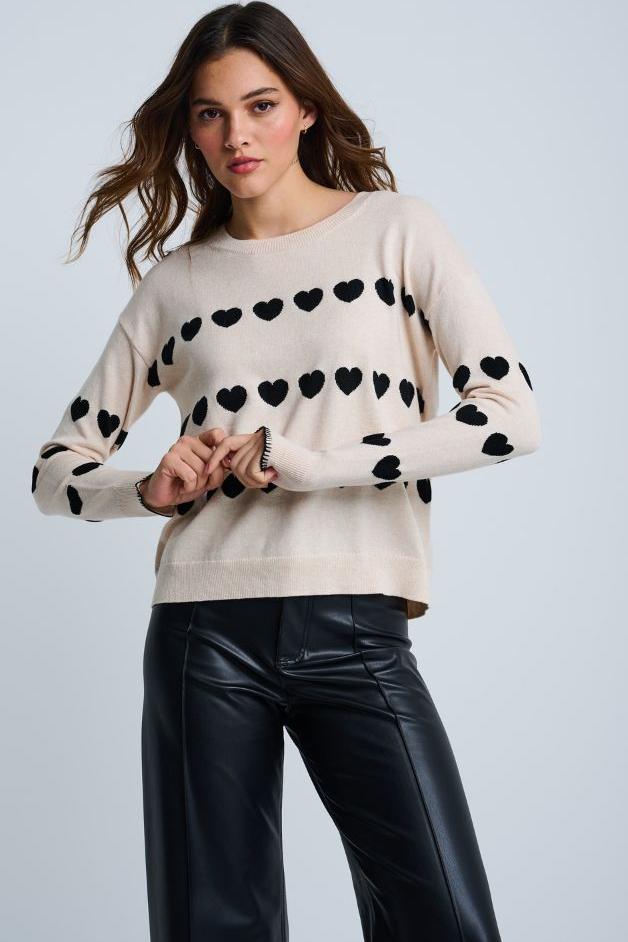 Lisa Todd - Love Track Heart Sweater