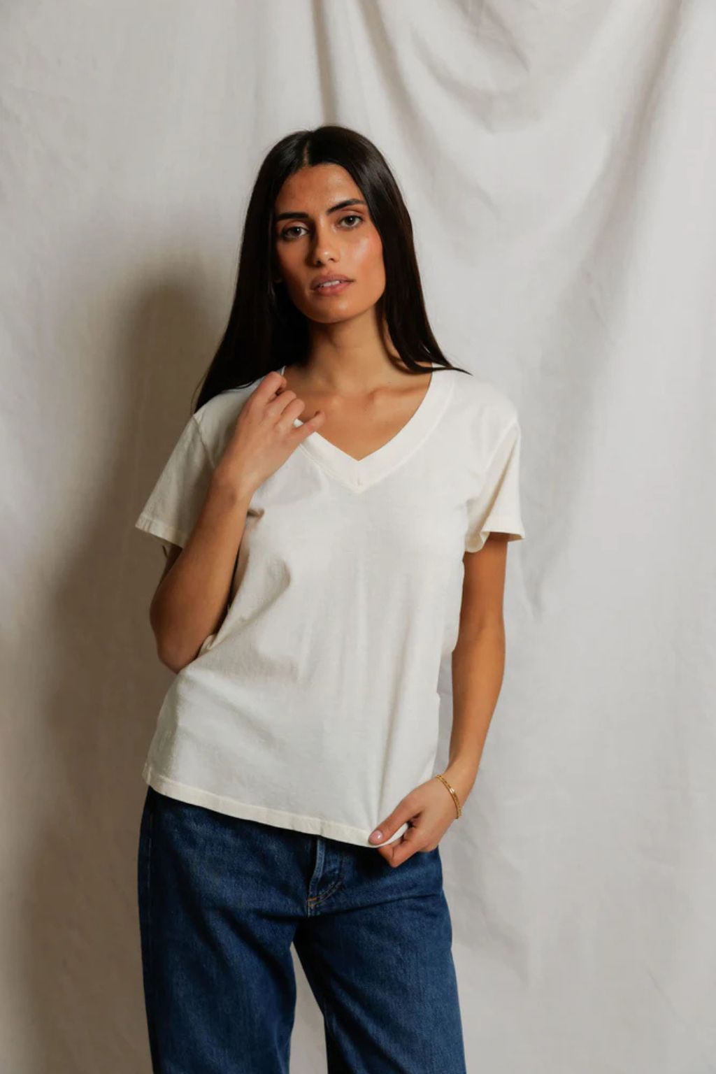 Perfect White Tee - Hendrix - Bright Ivory