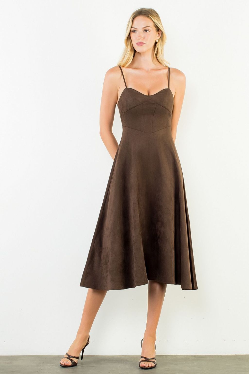 Olive and Bette's - Sueded Strappy Dress