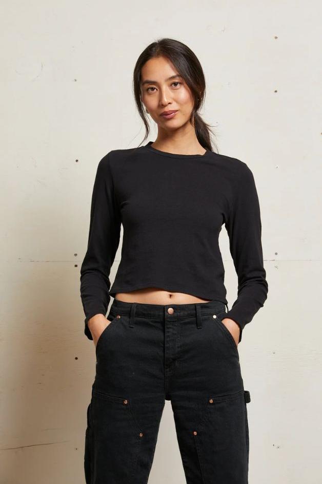 Perfect White Tee - Jamie Cotton Long Sleeve Tee