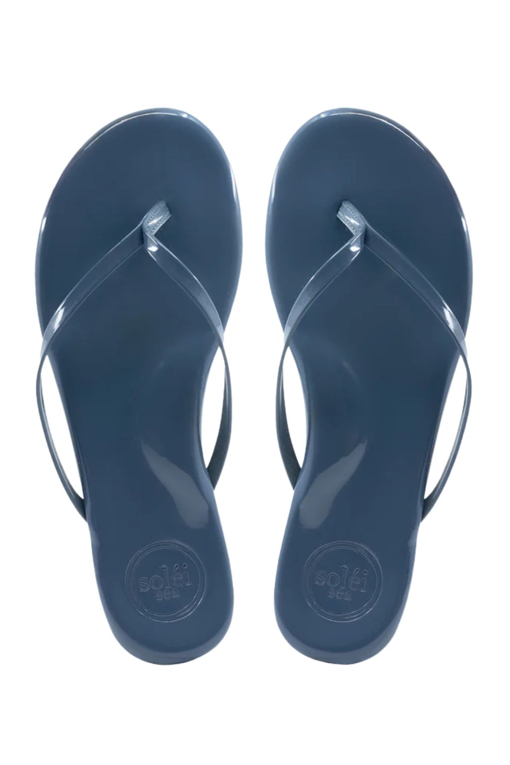 Solei Sea - Indie Patent Sandal - Navy
