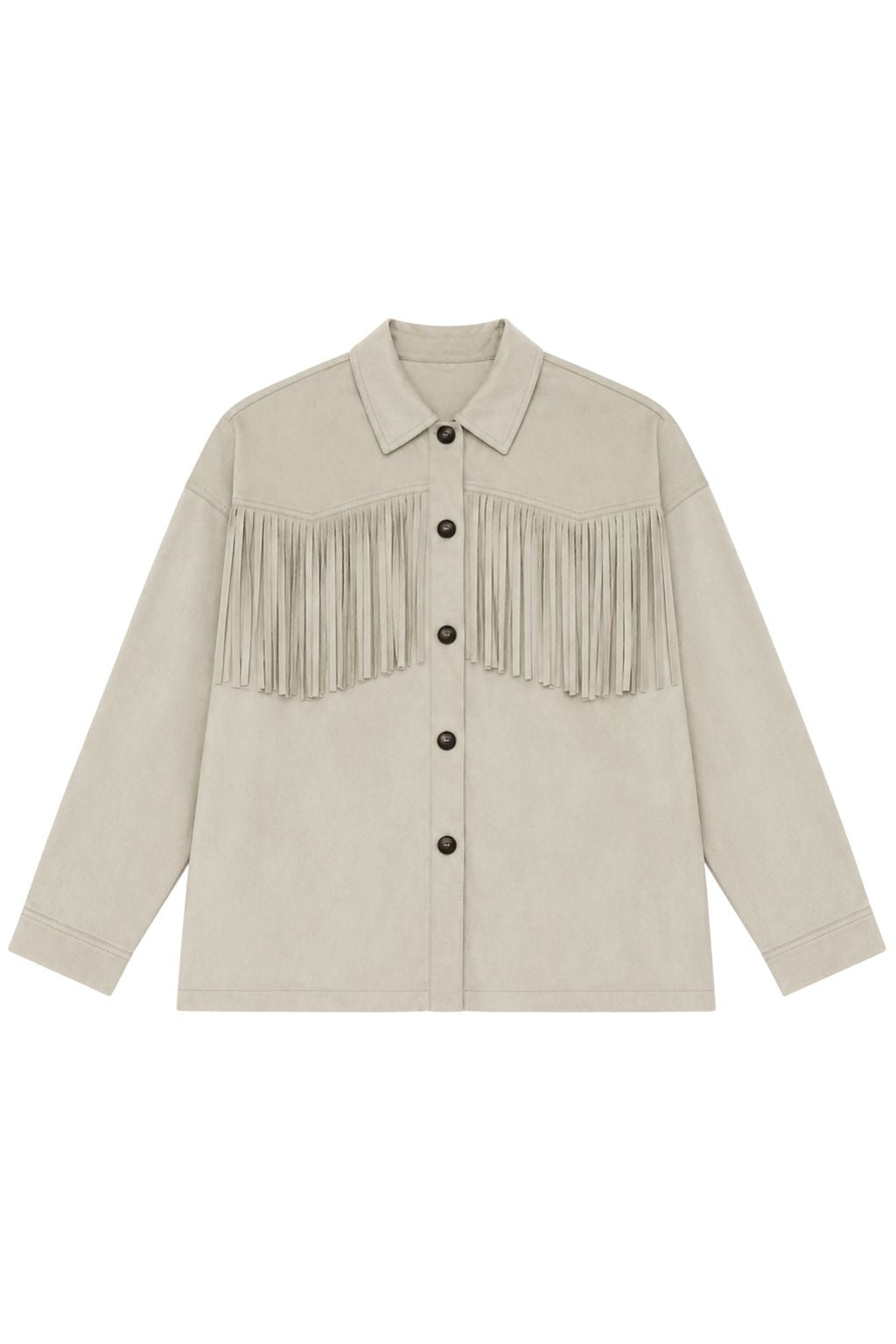 Olive and Bette's - Tahoe Fringe Trim Jacket