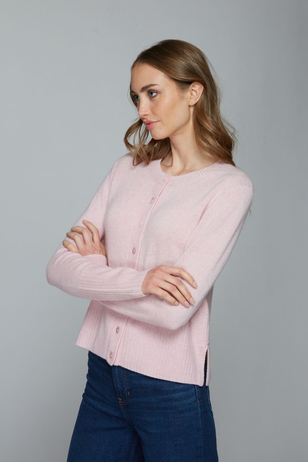 Autumn Cashmere - Hi Rib Cardigan W/ Slits