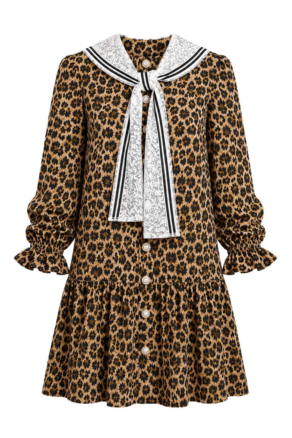 Sister Jane - Cleo Collar Tie Mini Dress