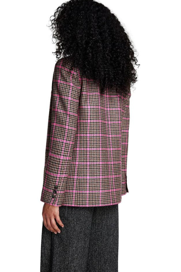 Smythe - 90's Blazer - Pink Glencheck