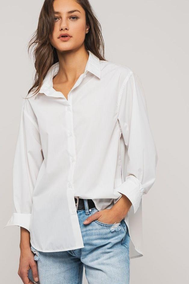 Olive and Bette's - Twill Tape Detail Button Down Shirt